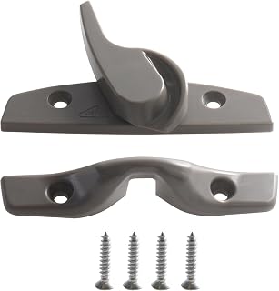 VIDABTE Andersen Sash Lock & Keeper - Stone Color, Fits 1968-Present Perma-Shield Narroline & 400 Series Tilt-Wash Windows