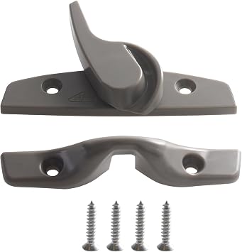 Window Sash Lock & Keeper for Andersen Window, Window Locks & Latches for 1968 to Present Stone Color