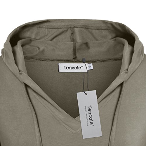 Urban CoCo Women's Drape Front Open Cardigan Long Sleeve Irregular Hem (2XL, White)