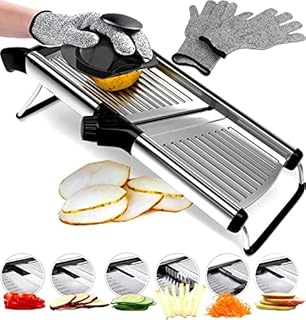 Mandoline Slicer Vegetable Potato Slicer, Julienne Slicer, Onion Cutter, With Stainless Steel Adjustable