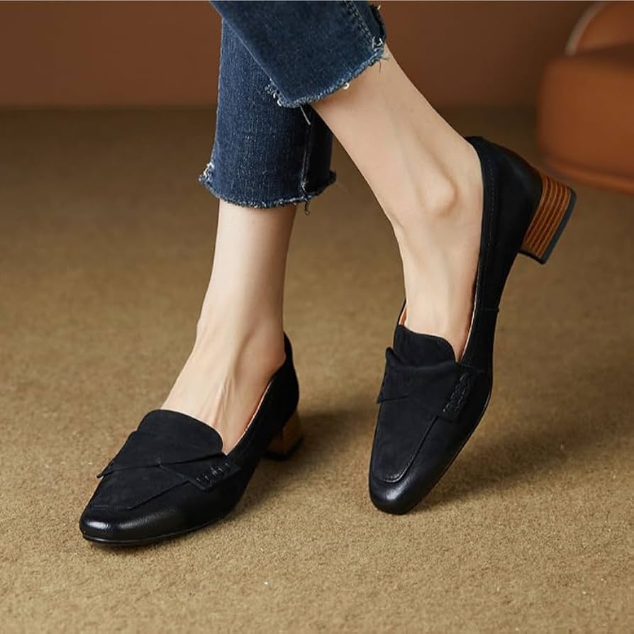 Amazon.co.jp: ローファー レディース フレンチスタイル 本革