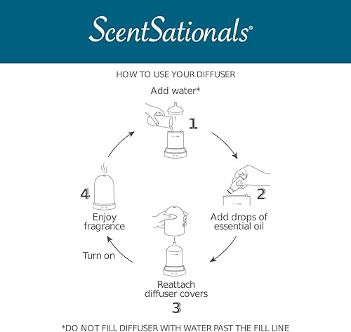Miniatura 3 de Scentsationals Difusor ecléctico – Aceites esenciales perfumados – Usuario de aroma de aromaterapia clásica – Fragancia eléctrica para el hogar