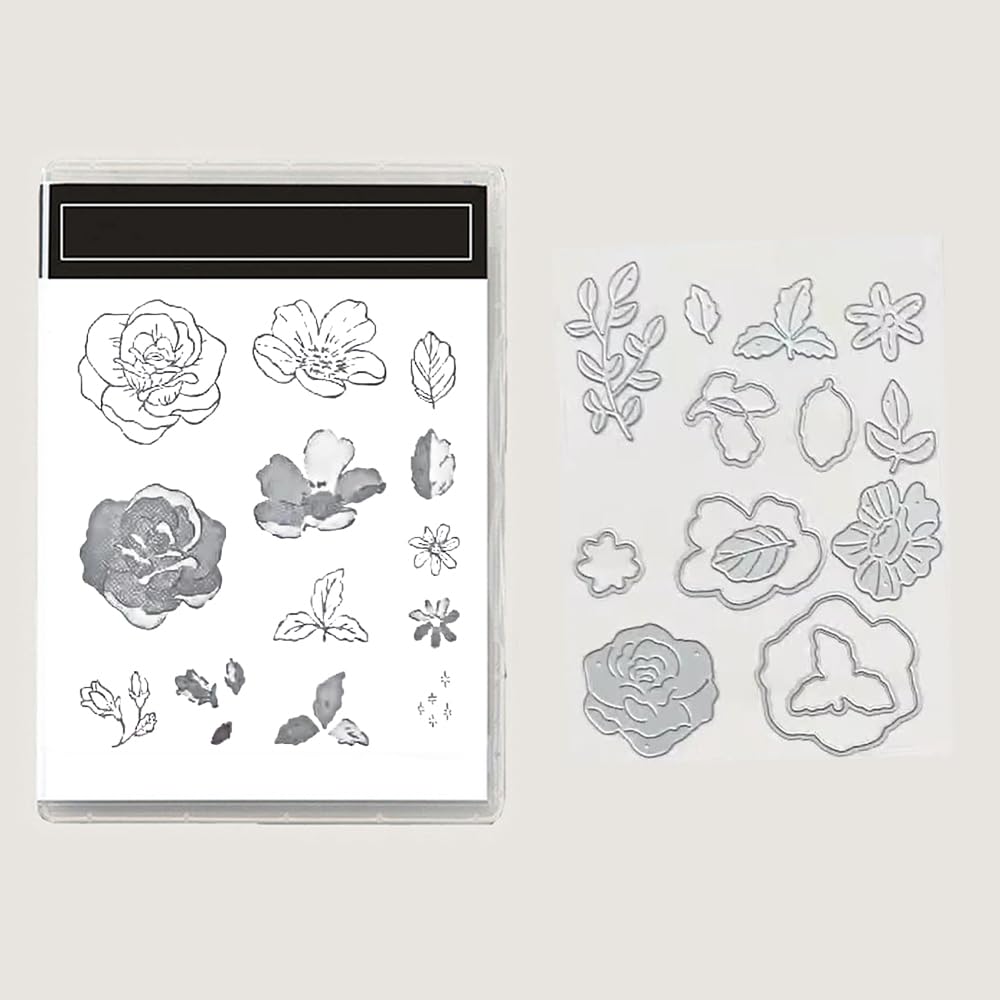 2026 Stamps and Dies for Card Making,Stamps and Dies Sets for Spring, 2025-2026 DIY Various Festivals Album Scrapbooking Birthdays Greeting Card (M7558) — view 12
