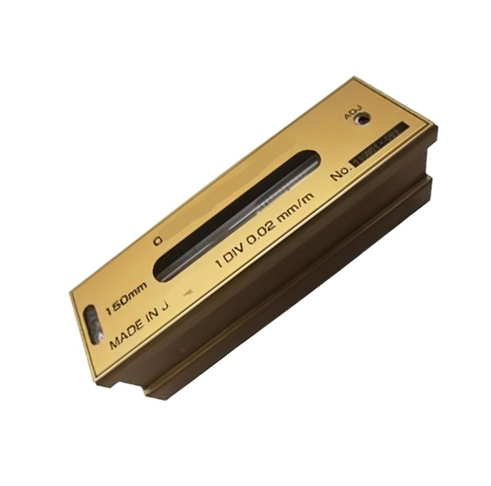 Nivel de burbuja de caja de 100 mm con alta precisión de 0,02 mm