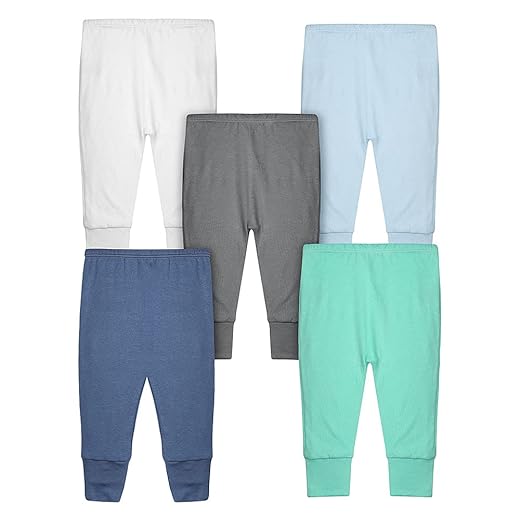 Calça Mijão Bebê Kit 5 Peças Masculino Algodão