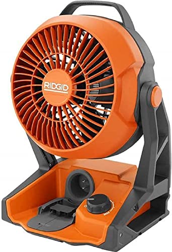RIDGID 18V Cordless Fan (Renewed)