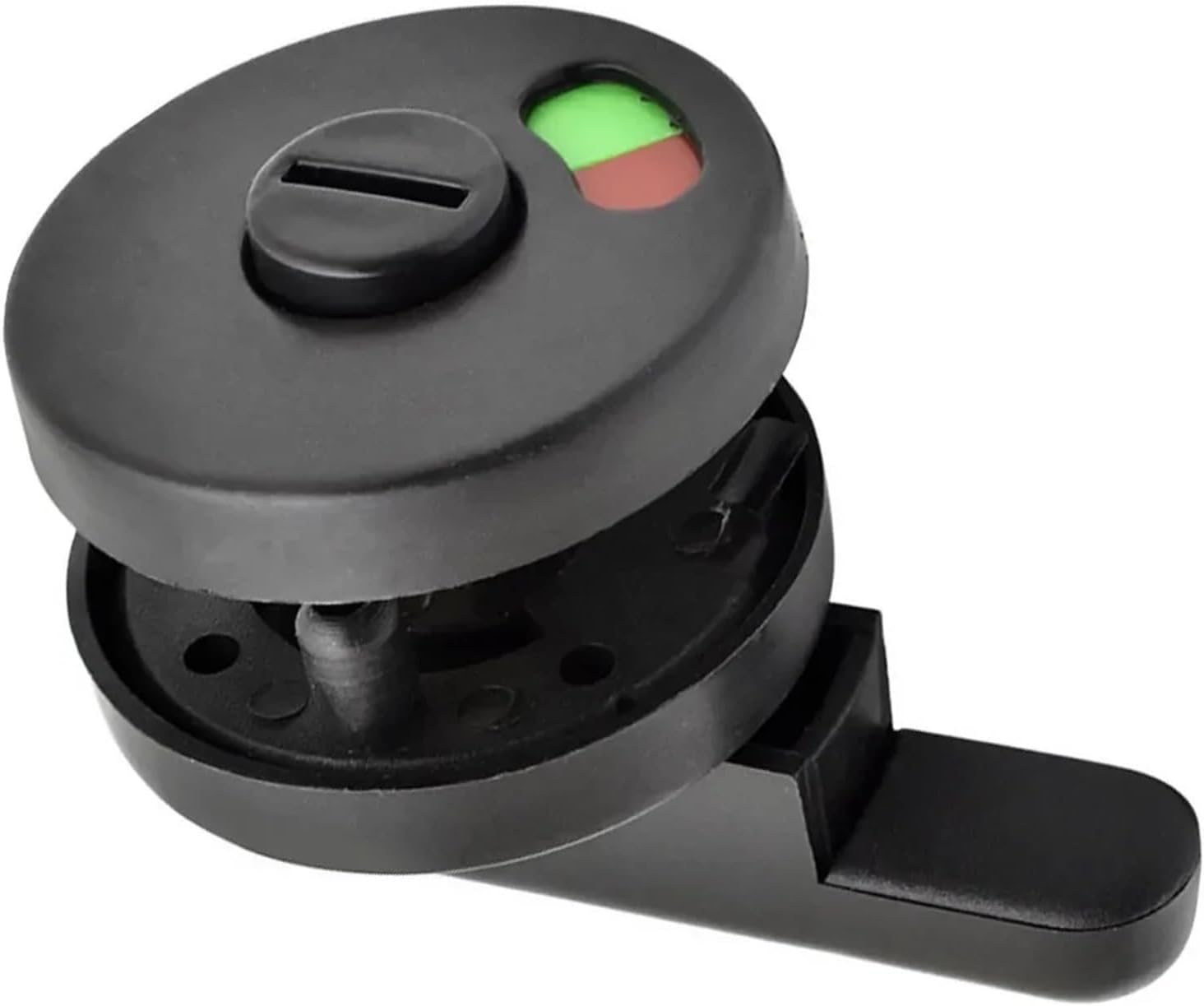 Universal Black Privacy Plastic Latch Vacant Engaged Door Lock Toilet Shower Cubicles & Bathroom Indicator