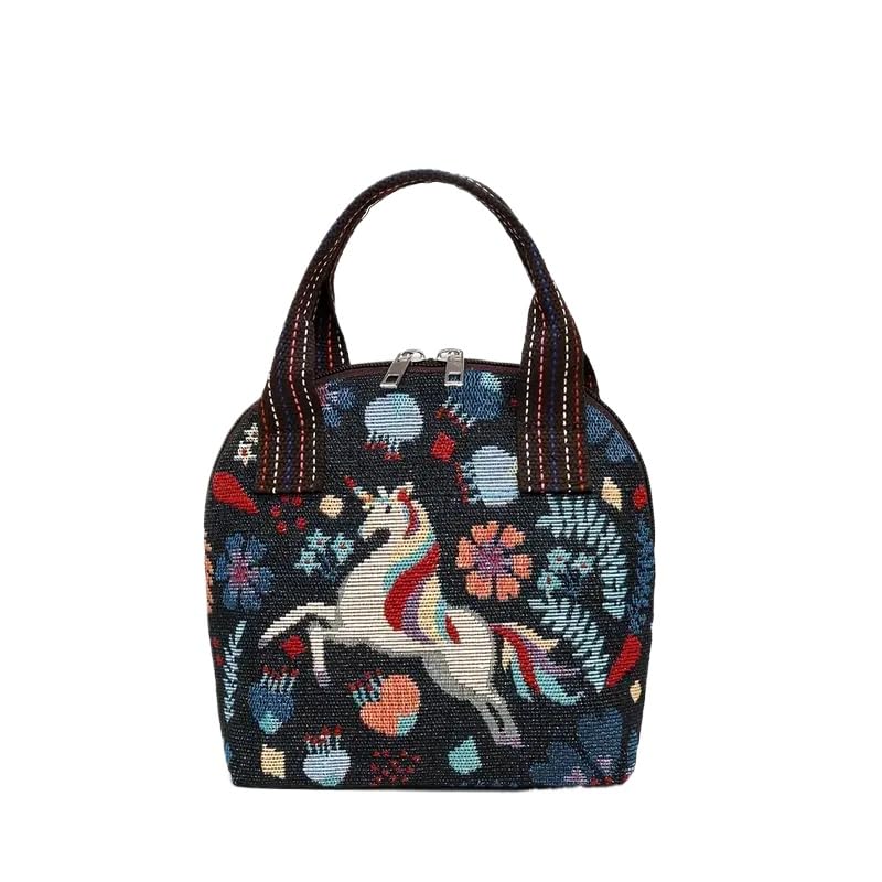 Butterfly Pattern Woven Handbag Fashionable Ethnic Style - Suitable Casual Carry Bag for All Your Daily Activities2