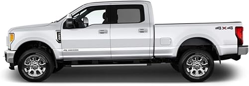 Miniatura 3 de Tecoom Juego de 4 guardabarros delanteros y traseros compatibles con 2017 2018 2019 F250 F350 sin guardabarros OEM