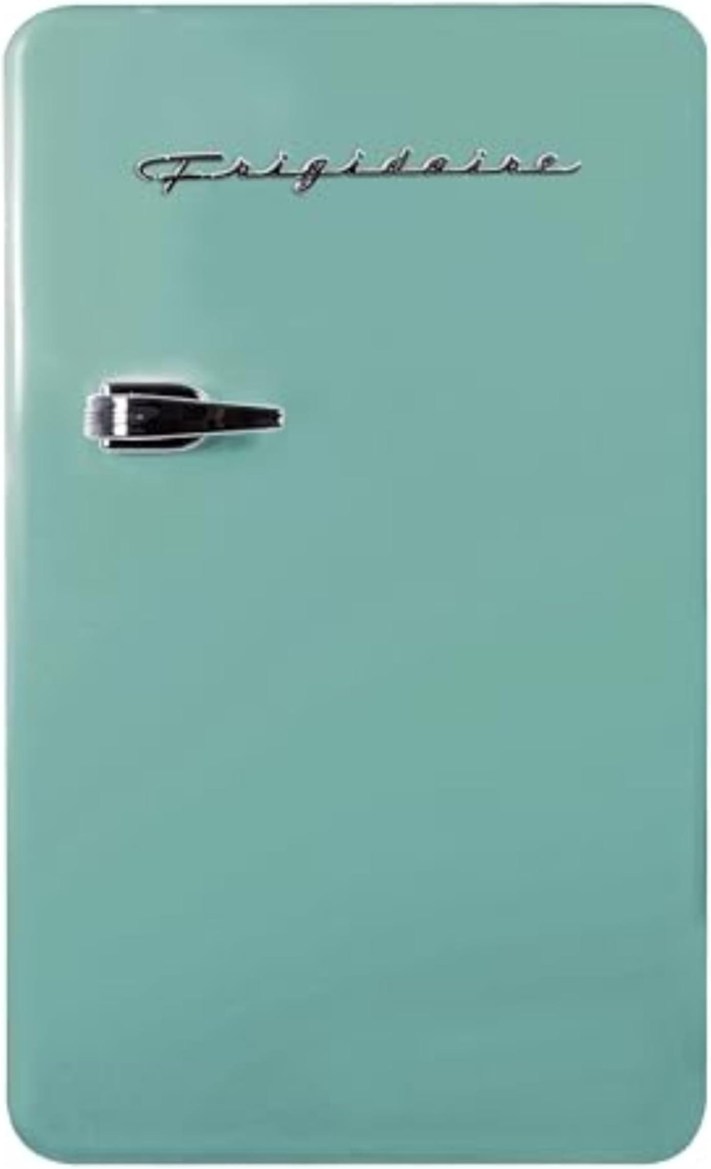 Retro Compact Refrigerator with Chiller, 3.2 cu ft Countertop Fridge, Built-In Bottle Opener, Rounded Corners, Premium, for Office, Bedroom, Dorm Room, Cabin, 18.5D x 20W x 31.5H (Mint)