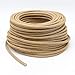 Produktbild QFDM Electrical Wires 5/10 / 20m 2x0.75mm Vintage-Hanf-Seil-Licht Schnur umsponnenem Flexibles Kabel Elektrischer Draht for Retro Pendelleuchte Decoration Accessories (Color : Beige, Length : 5m)