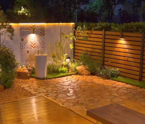 ZUUKOLE Outdoor Wall Lamp, Exterior Lighting Fixture - ETL Listed, Aluminum Waterproof Wall Mount Cylinder Design - Up/Down Light Fixture for Porch, Backyard or Patio