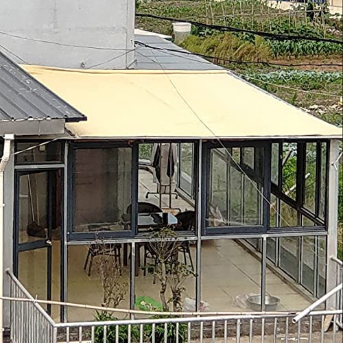 Aglzwy Garden Shade Cloth Reinforced Corner Guards Shade Net Easy To Install Sun Shade Sail, Customizable Due To Garden, Parking Lot (Color : Beige, Size : 5X2M) #TOP5
