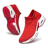 Raoendis Women's Walking Shoes Sock Sneakers - Lightweight Mesh Driving Casual Work Jogging Running