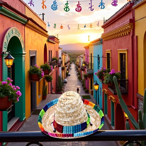 Lustiger Hund Sombrero Hut Mexikanische Party Kostüm Verstellbare Chihuahua Cosplay Kappe Kleidung Dekoration für Haustiere Hunde Geburtstag Weihnachten Halloween Kleidung Zubehör