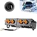 Car Heater 800W Defogger, 4 Air Outlets 4 Fans,12V Adjustable Power, Wide Applicability, With Dual Switches, For Travel and Camping Portable Heater for Car Heater Car essentials