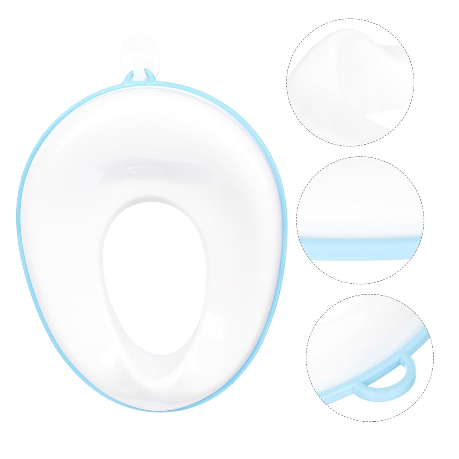 ORFOFE Potty Training Seat for Portable Toilet Seat with Ergonomic Anti-Slip Design Material Protects Spine Suitable for Boys