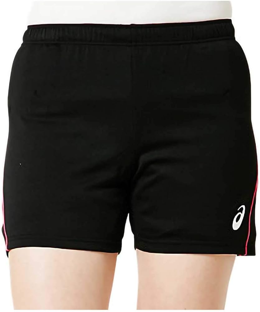 ASICS バレーボール用パンツ 55 黒/赤　Lサイズ ASICS バレーボール用パンツ 55 黒/赤Lサイズ