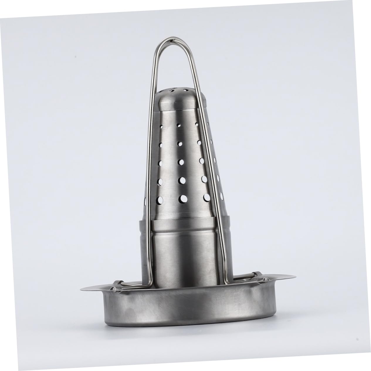 Edelstahl Hähnchenbräter Grillrost für Outdoor Bbq Grillzubehör Silber