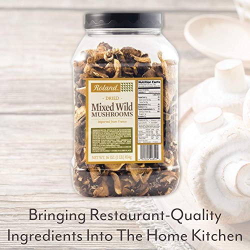Roland Foods Dried Mixed Wild Mushrooms Specialty Imported Food ,16 Ounce (Pack Of 1) #TOP1