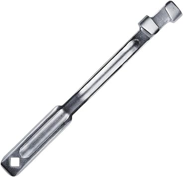 Wrench Extender, 13.3in Long, 1/2 Inch Square Hole, Metal Alloy Steel, Ideal for Mechanics, Garage Tradesmen, Handymen