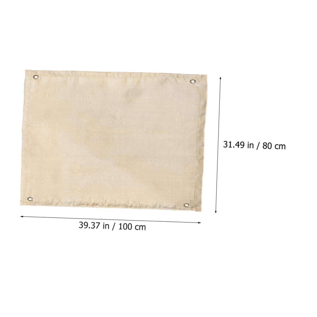 Yardwe Outdoor Fireproof Blanket Fiberglass Camping Mat for Barbecue Deck and Lawn Essential Camping Accessory for Safety and Comfort