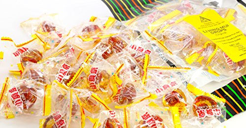 Asia Trans & Co. Golden Plum Crack Seed Drops | Hawaiian Favorite | Sweet, Sour, Salty Dried n Plum Hard Candy (3 Pounds)
