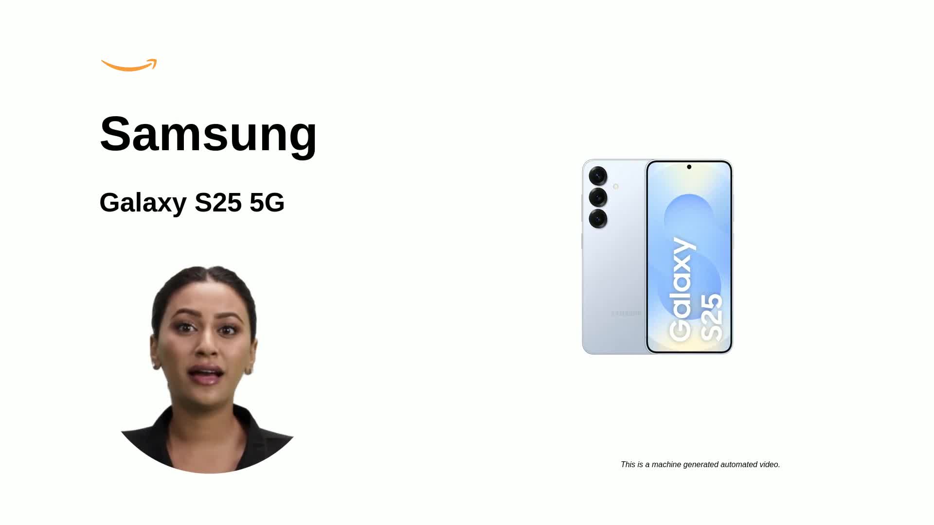 Refurbished) Samsung Galaxy S25 5G AI Smartphone (Icyblue, 12GB