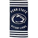 The Northwest Company NCAA Penn State Nittany Lions Striped Beach Towel, 30 x 60-inches, Team Color, 30 x 60-inches
