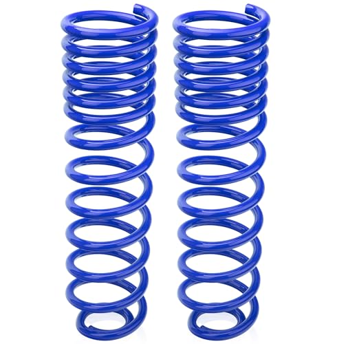 Image of 2PCS 1 inch-3.5 inch Lift Rear Heavy Duty Coil Spring for 2009-2018 Ram 1500 2WD 4WD with Extra 35% Load Capacity (Blue)