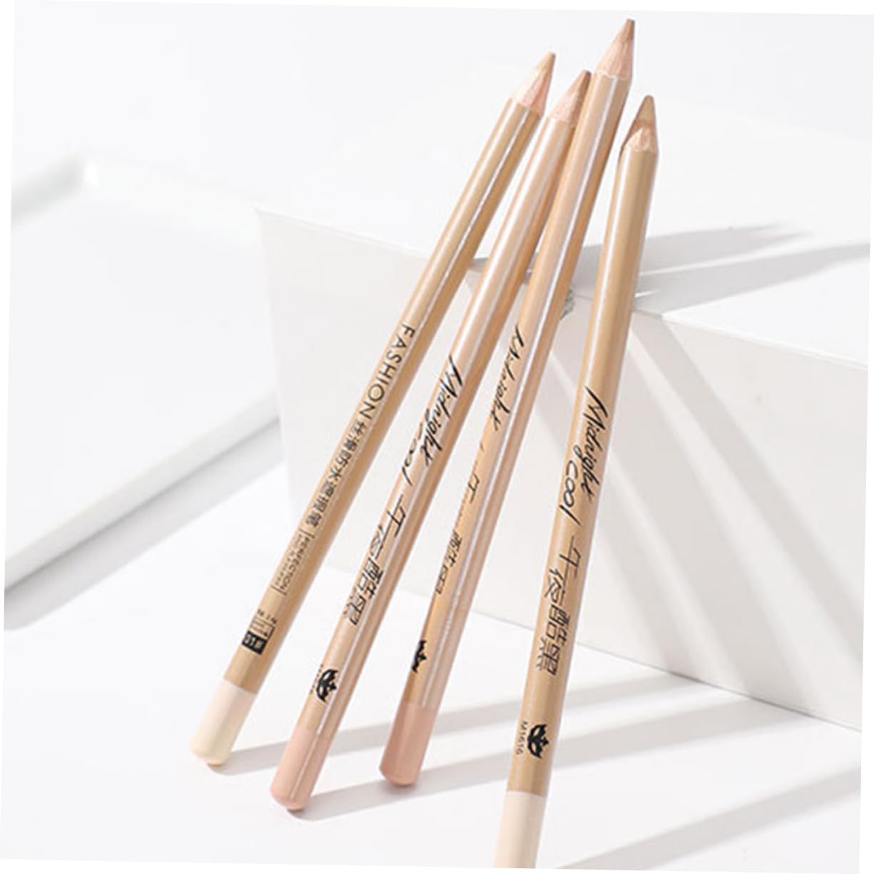 minkissy 3sets Concealer Pen Makeup for Marks Freckle Concealer for Dark Circles Portable Pencil 4pcs*3
