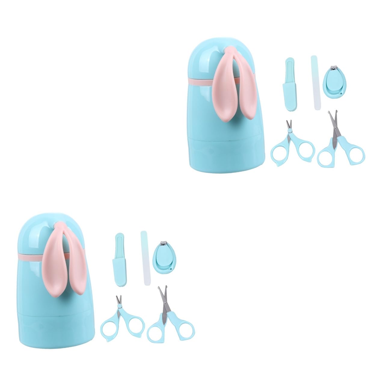 Toyvian 10pezzi Forbicinper Unghiper Ragazzo Ragazza Blu Sicuro e Leggero Include Forbici Tronchesina Per Manicure Utensili Per La Cura Del Ragazzo Ragazza