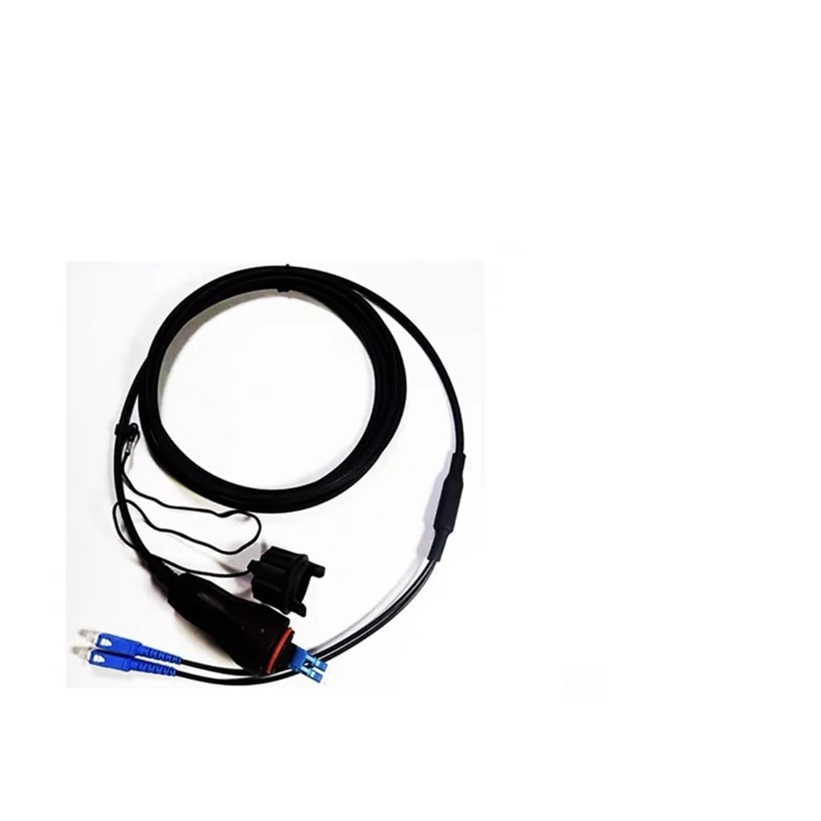 Cordon de raccordement 2C 3-100 m Connecteur étanche LC vers St Monomode blindé 2 cœurs 5,0 mm Cavalier de Fibre Optique extérieur 80 m(LC-St 50m)