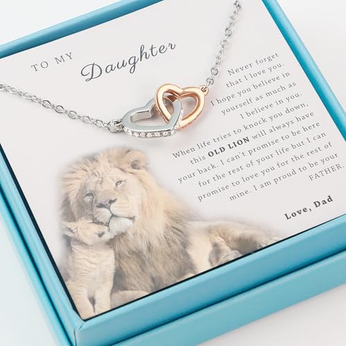 Sereney to My Daughter from Dad Mom, Father Daughter Necklace as Daughterr Gifts from Dad, Adult Daughterr Necklace from Mom2