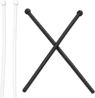 Vista 1 de PATIKIL Puntas de extremo para gafas, 2 pares de lentes antideslizantes para orejas, manga de tubo, templo de repuesto de silicona suave