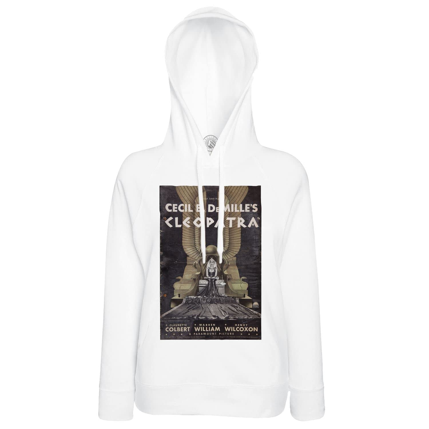 Sweat à capuche poster rétro Cleopatra avec impression graphique de qualité supérieure