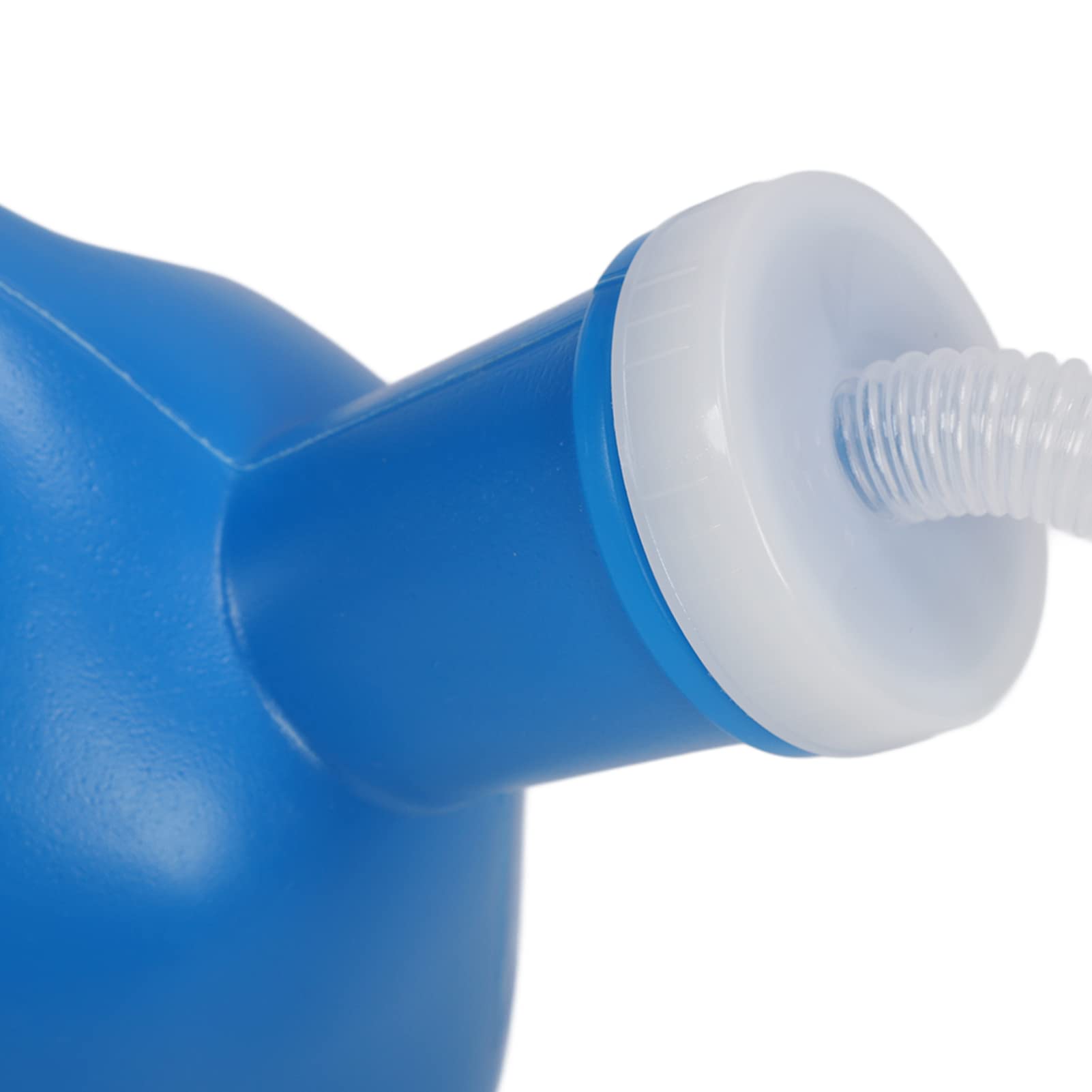 2000 Ml Männer-Urinflasche Tragbare Wiederverwendbare Auslaufsichere Urinflasche mit Großem Fassungsvermögen und Schlauch für Bettlägerige Patienten Blau