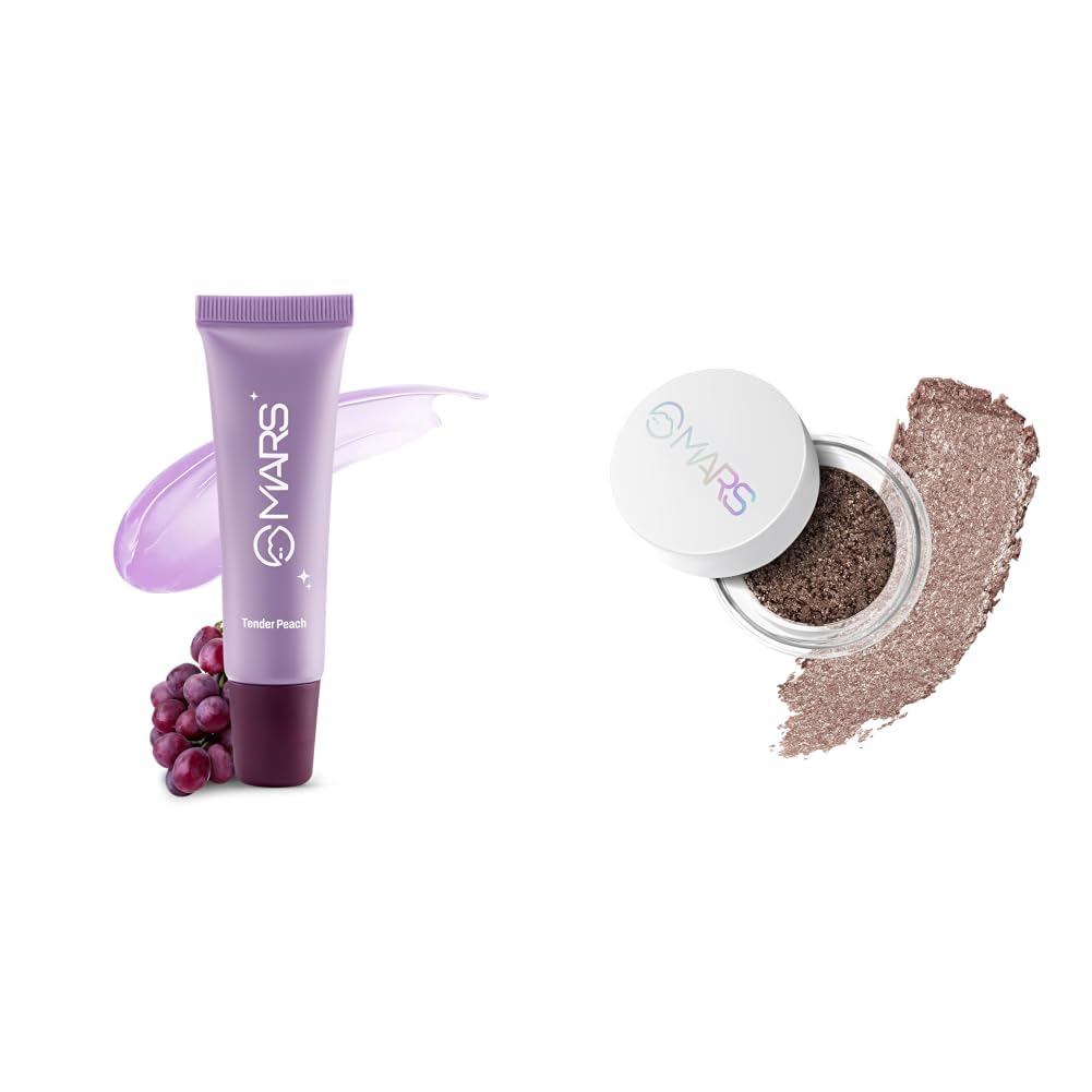 MARS Lippy Top Hydrating Lip Gel 10ml 01-PLUMPY GRAPES MARS Starlit Pot Eyeshadow 3.0gm SHADE-01-picture-15