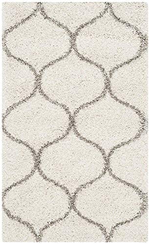 Image of Shaggy Super Soft Carpet for Home & Living Room Size - 7 X 10 Ft (Ivory Grey)