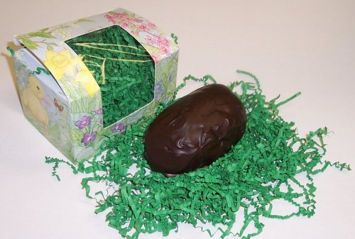 Scott's Cakes 1 Pound Butter Cream Center Filled Easter Egg Covered in Dark Chocolate