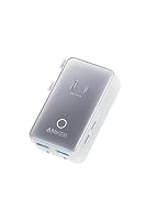 Anker Nano トラベルアダプタ (5-in-1, 20W) 海外旅行用 変換プラグ USB-Cポート USB-Aポート搭載【最大20W出力 / 温度管理システム / 5台同時充電 / 超コンパクト設計/海外旅行・出張】ホワイト