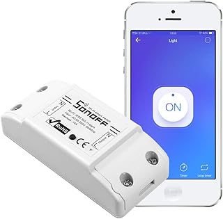SONOFF BasicR2 WiFi Wireless Smart Switch for MQTT COAP Smart Home,Works with Alexa,Google Home Assistant,No Hub Required
