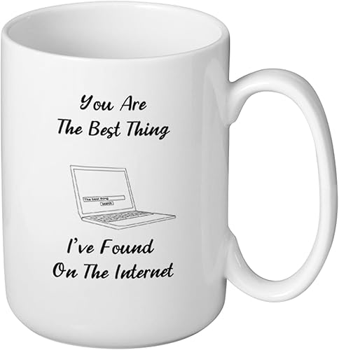 J.Ehonace Taza de regalo para el dĂa de San ValentĂn, tazas divertidas de feliz aniversario, tazas divertidas de 15 onzas You're the Best Thing I've J.Ehonace Taza de regalo para el dĂa de San ValentĂn, tazas divertidas de feliz aniversario, tazas divertidas de 15 onzas You're the Best Thing I've