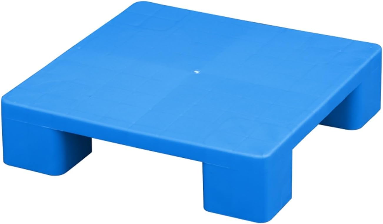 Stackable Plastic Pallets for Basement & Garage Storage, Waterproof & Moisture-Proof Modular Floor Pads, Lightweight Warehouse Solutions (50x50x12cm)