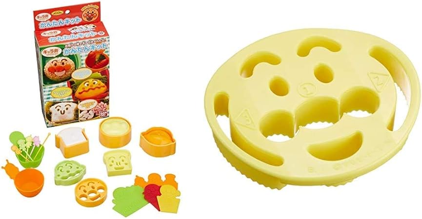 Amazon Co Jp 17 アンパンマン キャラ弁つくろう かんたんキット 17 アンパンマン のり抜き型 セット買い ホーム キッチン
