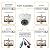 Analog CCTV Camera HD 1080P 4-in-1 (TVI/AHD/CVI/960H Analog) Security Dome Camera Outdoor Metal Housing, 24 IR-LEDs True Day & Night Monitoring 3.6mm Lens (White)