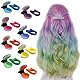 8 Stück Haarkreide Kinder Auswaschbar Ungiftig Haarkreide für Mädchen Haarfarbe Auswaschbar Geeignet für Damen Kinder Hochzeit Make up Karneval Temporäres Haarfarben Styling