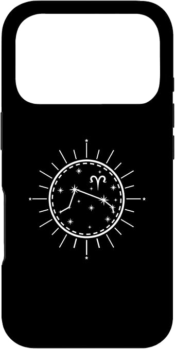 Zodiac Sign Aries Constellation Case for iPhone 17 Pro