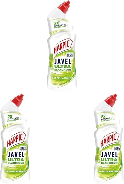 Harpic Gel WC Javel Ultra Blancheur Agrumes - 750 ml - 5
