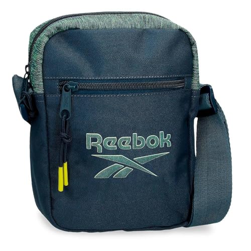 Reebok Summerville Umhängetasche, Blau, 17 x 21 x 7 cm, Polyester, blau, Talla única, Umhängetasche